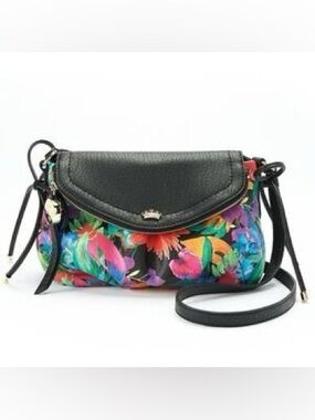 Juicy Couture Tropical Floral Crossbody Bag | Vegan Leather | Multicolor